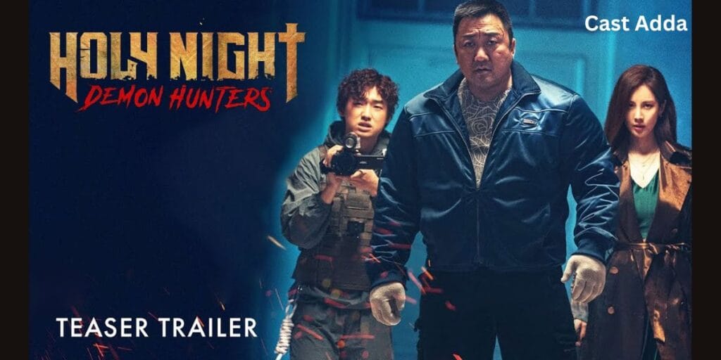 Demon Hunters cast 2025 supernatural action movie still.