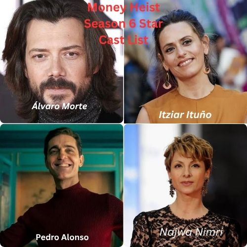 Money Heist Season 6 Star Cast List