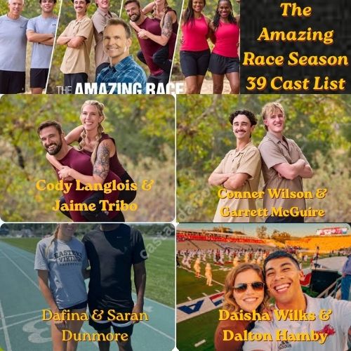The Amazing Race Season 39 Cast List